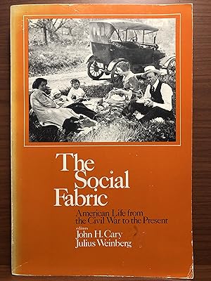 Imagen del vendedor de The Social Fabric: American Life from the Civil War to the Present a la venta por Rosario Beach Rare Books