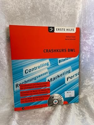 Bild des Verkufers fr Crashkurs BWL, m. CD-ROM zum Verkauf von Antiquariat Jochen Mohr -Books and Mohr-