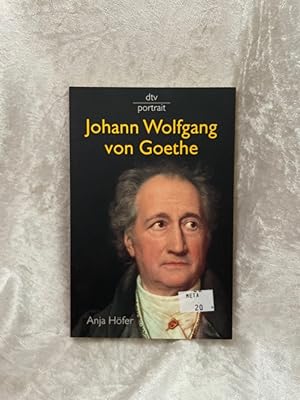 Seller image for Johann Wolfgang von Goethe (Dtv) for sale by Antiquariat Jochen Mohr -Books and Mohr-