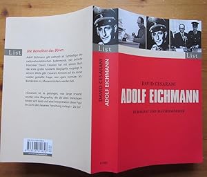 Bild des Verkufers fr Adolf Eichmann. Brokrat und Massenmrder. Aus dem Englischen von Klaus-Dieter Schmidt. zum Verkauf von Antiquariat Roland Ggler