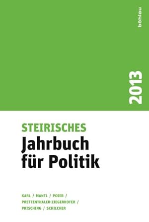 Seller image for Steirisches Jahrbuch fr Politik for sale by AHA-BUCH GmbH