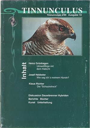 Bild des Verkufers fr TINNUNCULUS 2/99 AUSGABE 10. Edited by Kuno Seitz, Michael Greshake, Bernd Poppelmann. zum Verkauf von Coch-y-Bonddu Books Ltd