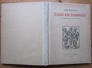 Bild des Verkufers fr Stnde und Handwerker. Mit Versen von Hans Sachs. Eygentliche Beschreibung Alle Stnde auff Erden / Hoher und Nidriger / Geistlicher und Weltlicher / Aller Knsten / Handwercken und Hndeln. Nach dem bei S. Feyerabend 1568 in Frankfurt erschienenen Werk neu Aufgelegt. zum Verkauf von Antiquariat Roland Ggler