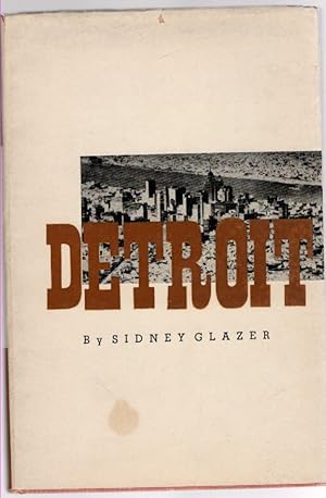 Imagen del vendedor de Detroit A Study in Urban Development a la venta por McCormick Books