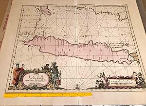 Java map with some of Sumatra, Borneo, Bali ca. 1700