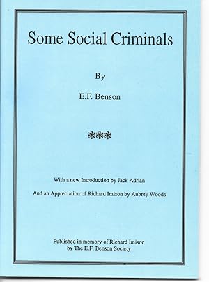 Some Social Criminals