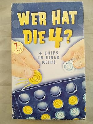 Seller image for Bookmark 29087655: Wer hat die 4? [Taktikspiel]. Oder auch 4 gewinnt. Achtung: Nicht geeignet fr Kinder unter 3 Jahren. for sale by KULTur-Antiquariat