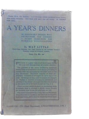 Seller image for A Year's Dinners for sale by World of Rare Books