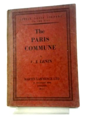 Bild des Verkufers fr The Paris Commune zum Verkauf von World of Rare Books