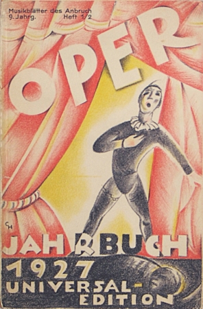 Seller image for Oper. Musikbltter des Anbruch. Geleitet von Paul Stefan. IV. Jahrgang, Januar/Februar 1927, Heft 2. for sale by Antiquariat Weinek