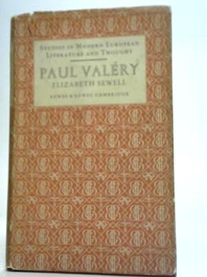 Bild des Verkufers fr Paul Valery zum Verkauf von World of Rare Books