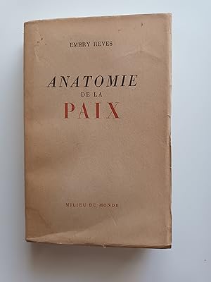 Anatomie de la paix