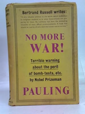 Image du vendeur pour No more war! mis en vente par World of Rare Books