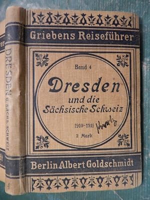 Imagen del vendedor de Dresden und Schsische Schweiz. . . a la venta por Buchantiquariat Uwe Sticht, Einzelunter.