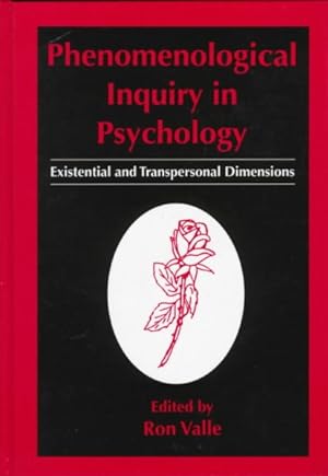 Seller image for Phenomenological Inquiry in Psychology : Existential and Transpersonal Dimensions for sale by GreatBookPrices