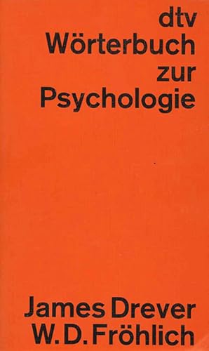 Seller image for dtv-Wrterbuch zur Psychologie. for sale by ANTIQUARIAT MATTHIAS LOIDL