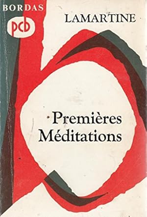 Image du vendeur pour Premieres Meditations Poetiques mis en vente par Ammareal