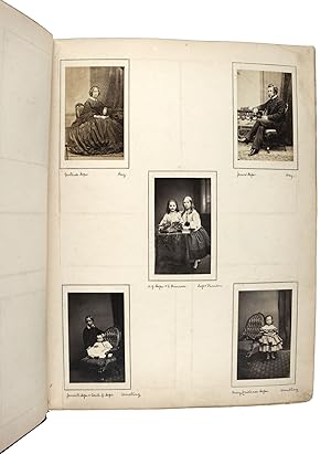Original Photo Album of Three Hundred and Ninety-Eight Albumen Cartes de Visite