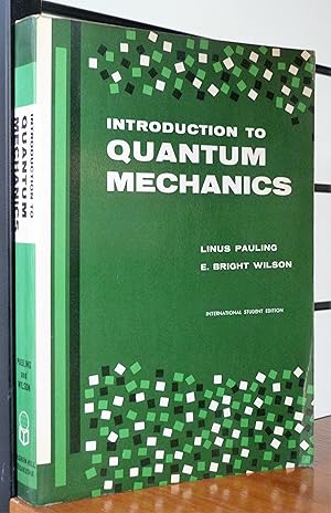 Imagen del vendedor de Introduction to Quantum Mechanics. With Apllications to Chemistry a la venta por R.W. Forder