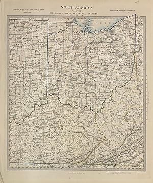 North America Sheet VIII Ohio, with Parts of Kentucky, Virginia, and Indiana