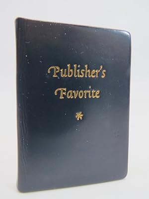 Seller image for PUBLISHER'S FAVORITE (MINIATURE BOOK) Six Essays by Publishers of Miniature Books for sale by Sage Rare & Collectible Books, IOBA