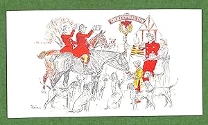 Paul Brown x Brooks Brothers Hand-Colored 'Christmas Inn' Artist's Proof Card