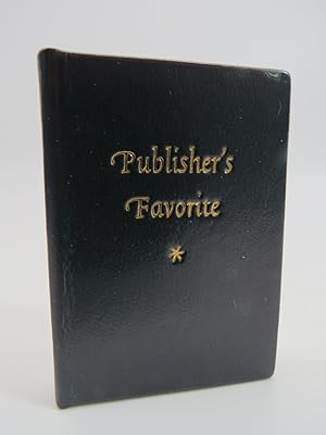 Seller image for PUBLISHER'S FAVORITE (MINIATURE BOOK) Six Essays by Publishers of Miniature Books for sale by Sage Rare & Collectible Books, IOBA