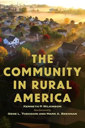 Image du vendeur pour Community in Rural America mis en vente par GreatBookPricesUK