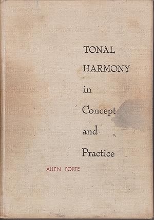 Immagine del venditore per Tonal Harmony In Concept And Practice venduto da Robinson Street Books, IOBA