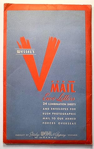 Wessel's V Mail Envo-Letters--24 Combination Sheets and Envelopes with Sleeve