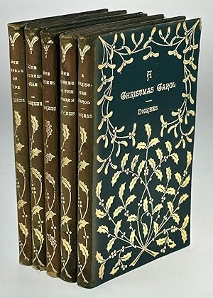 Seller image for [Dickens, Charles- Christmas Books] A Christmas Carol, The Cricket on the Hearth, The Chimes, The Haunted Man and the Ghost's Bargain, The Battle of Life for sale by Nudelman Rare Books