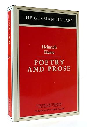 Seller image for POETRY AND PROSE: GERMAN LIBRARY VOLUME 32 for sale by Rare Book Cellar