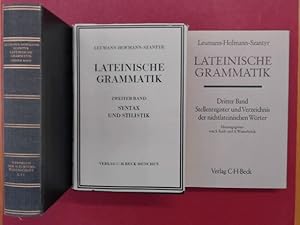 Lateinische Grammatik (vollständig in 3 Bänden). Band 1: Lateinische Laut- und Formenlehre; Band ...