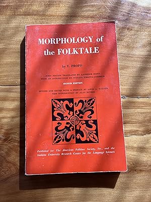 Seller image for Morphology of the Folktale for sale by Lifeways Books and Gifts