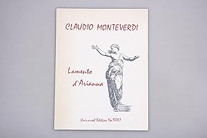 CLAUDIO MONTEVERDI- LAMENTO D ARIANNA. Partitura