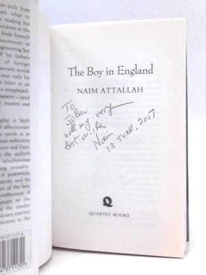 Bild des Verkufers fr The Boy in England zum Verkauf von World of Rare Books