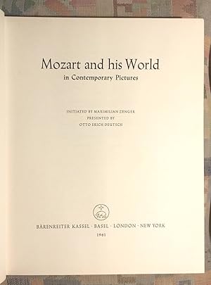 Imagen del vendedor de Mozart und seine Welt in zeitgenssischen Bildern - Mozart and his world in contemporary pictures - (= Neue Ausgabe smtlicher Werke - Teil: Serie 10., Supplement. Werkgruppe 32) a la venta por BBB-Internetbuchantiquariat