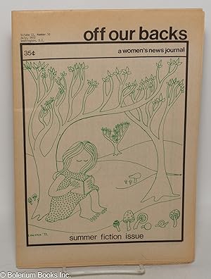 Imagen del vendedor de Off Our Backs: a women's news journal; vol. 2, #10, July, 1972 a la venta por Bolerium Books Inc.