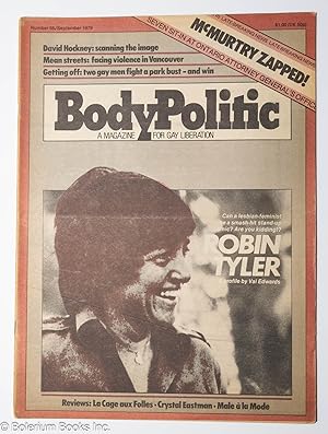 The Body Politic: a magazine for gay liberation; #56, September 1979: Robin Tyler
