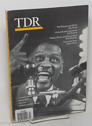 Immagine del venditore per TDR: The Drama Review [previously known as The Tulane Drama Review] vol. 53, #4 (T204), Winter 2009: Paul Robeson & HUAC venduto da Bolerium Books Inc.