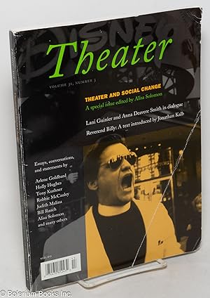 Imagen del vendedor de Theater: vol. 31, #3: Theater & Social Change a la venta por Bolerium Books Inc.