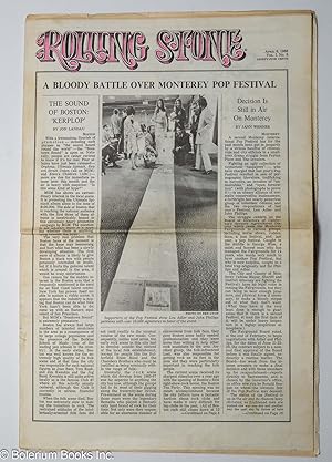 Seller image for Rolling Stone: vol. 1, #8, April 6, 1968: Bloody Battle Rages in Monterey over Pop Festival for sale by Bolerium Books Inc.