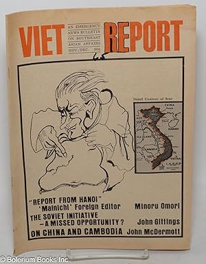 Seller image for Viet-Report: An Emergency News Bulletin on Southeast Asian Affairs; Vol. 1 No. 4, Nov./Dec. 1965 for sale by Bolerium Books Inc.