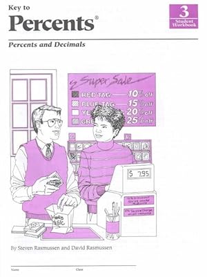 Seller image for Key to Percents, Book 3: Percents and Decimals (Spiral) for sale by Grand Eagle Retail