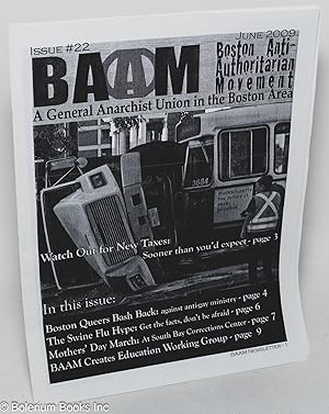 BAAM Newsletter: a general anarchist union in the Boston Area, issue #22 (June 2009)
