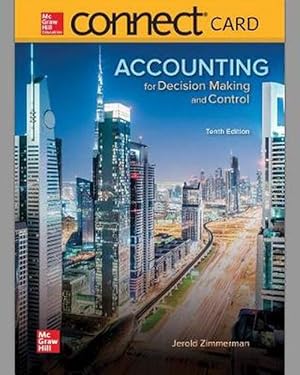 Seller image for Connect Access Card for Accounting for Decision Making and Control for sale by Grand Eagle Retail