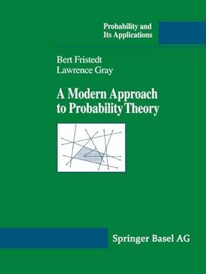 Seller image for A Modern Approach to Probability Theory for sale by AHA-BUCH GmbH