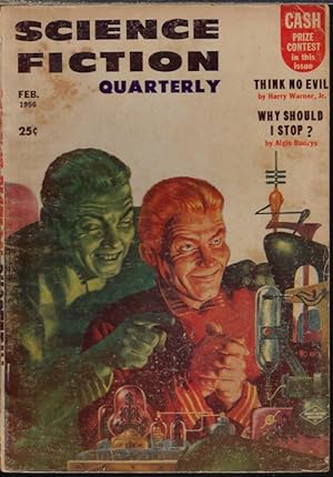 Image du vendeur pour SCIENCE FICTION QUARTERLY: February, Feb. 1956 mis en vente par Books from the Crypt