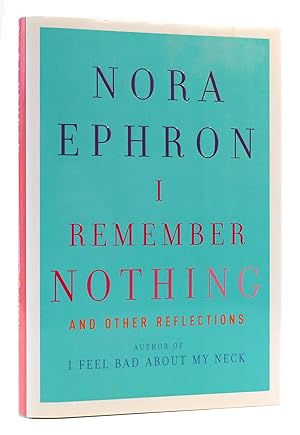 Seller image for I REMEMBER NOTHING And Other Reflections for sale by Rare Book Cellar