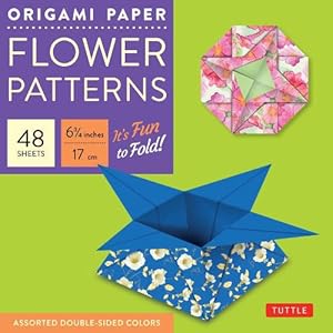 Seller image for Origami Paper 6 3/4" (17 cm) Flower Patterns 48 Sheets (Loose Leaf) for sale by Grand Eagle Retail